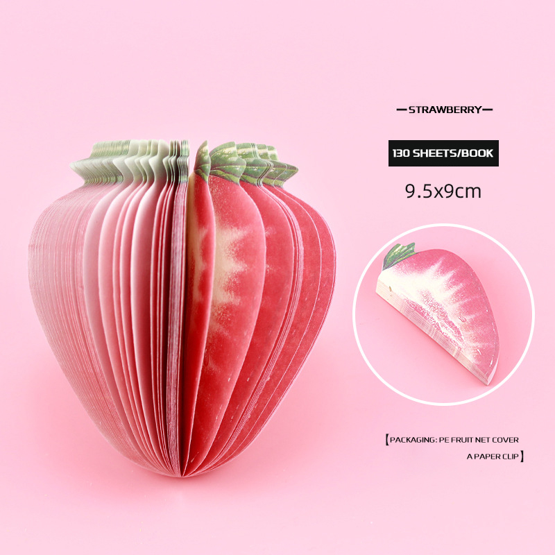 🍎Creative DIY Vegetable And Fruit Sticky Notes✨