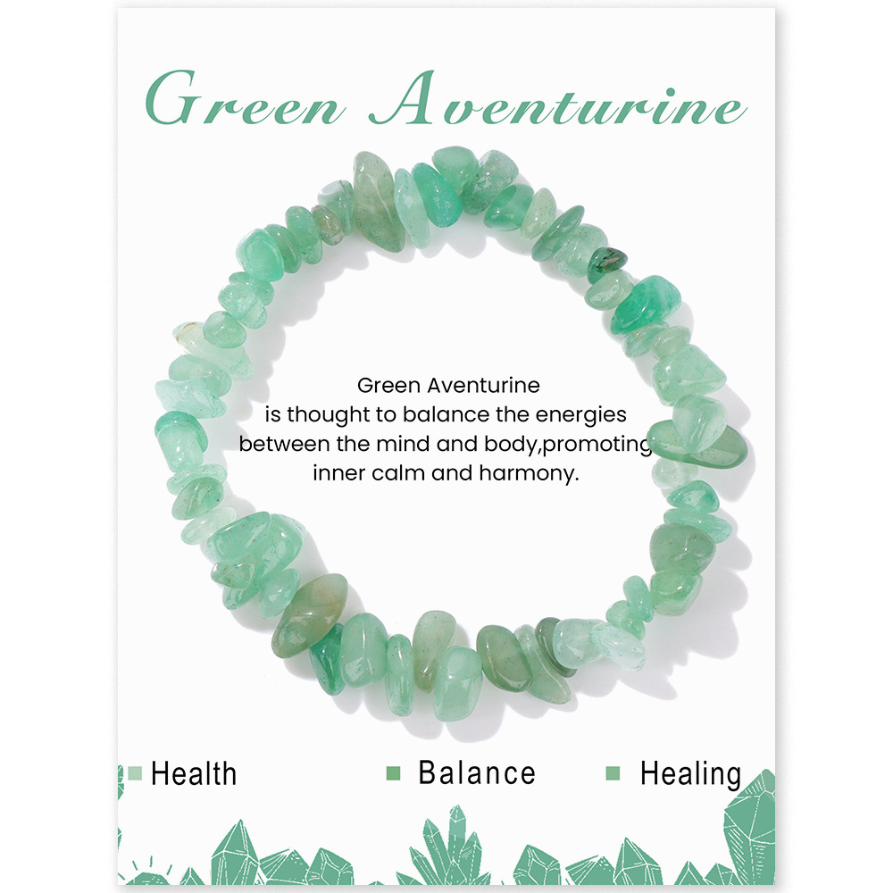 Irregular Natural Gemstone Energy Bracelet