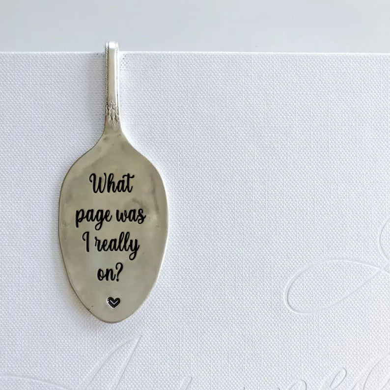 Funny Spoon Bookmark -the perfect gift for a bookworm