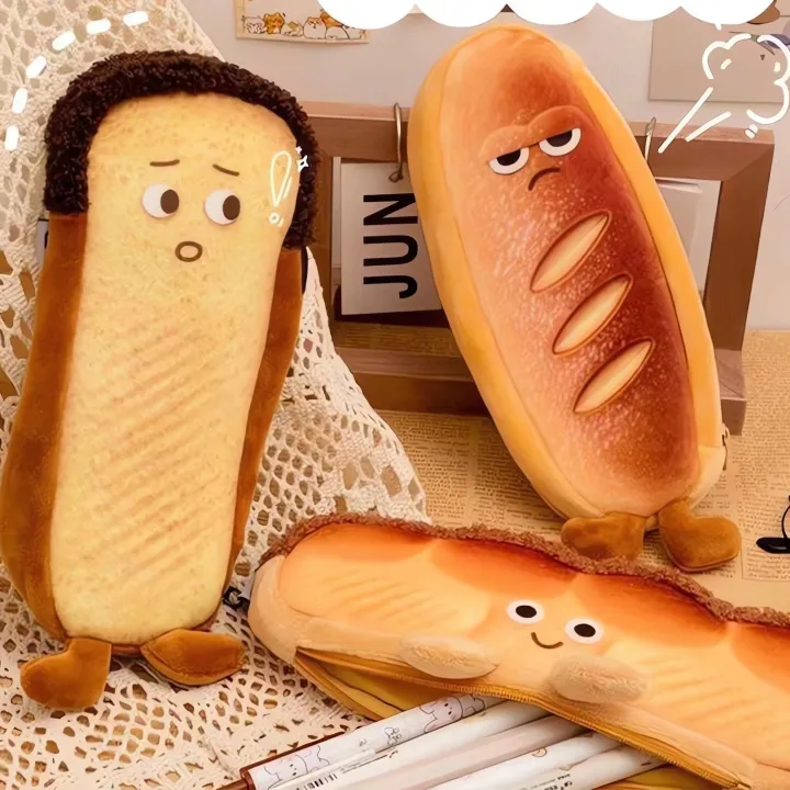 🏫Cute Back to School Gifts❤️-Large Capacity 3D Embosses Food Pen Pouch✨