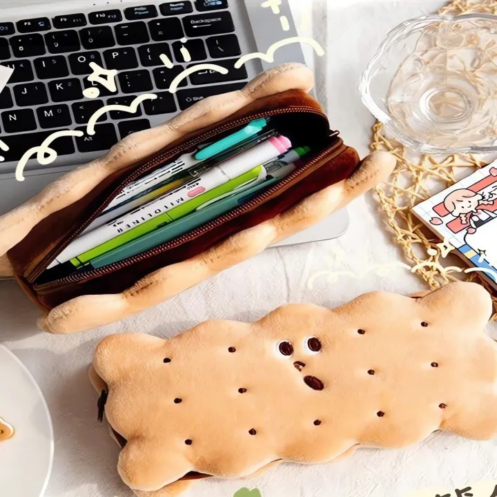 🏫Cute Back to School Gifts❤️-Large Capacity 3D Embosses Food Pen Pouch✨