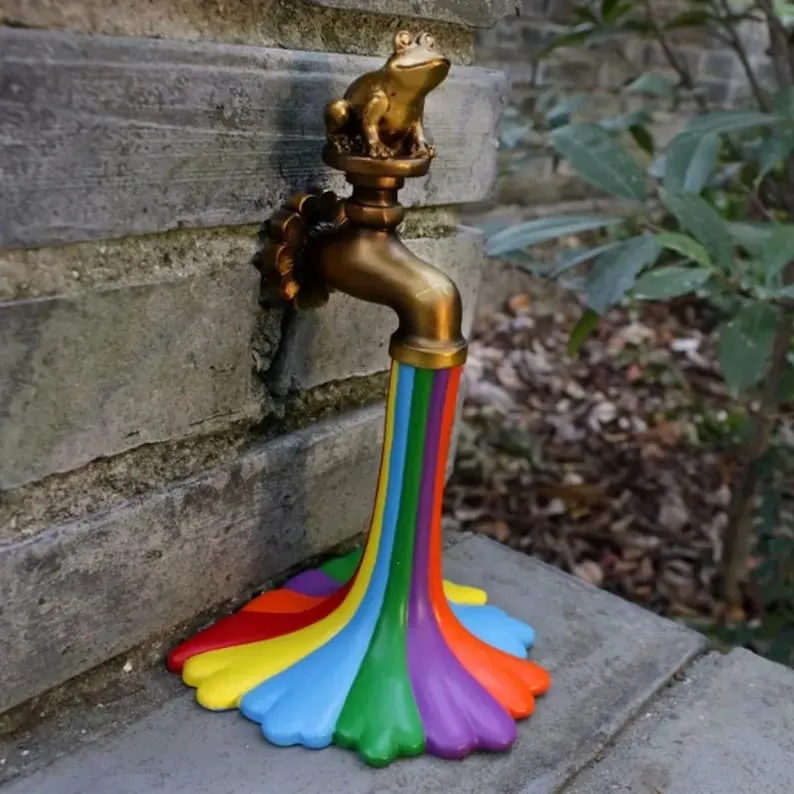 🌈Garden Faucet Statue