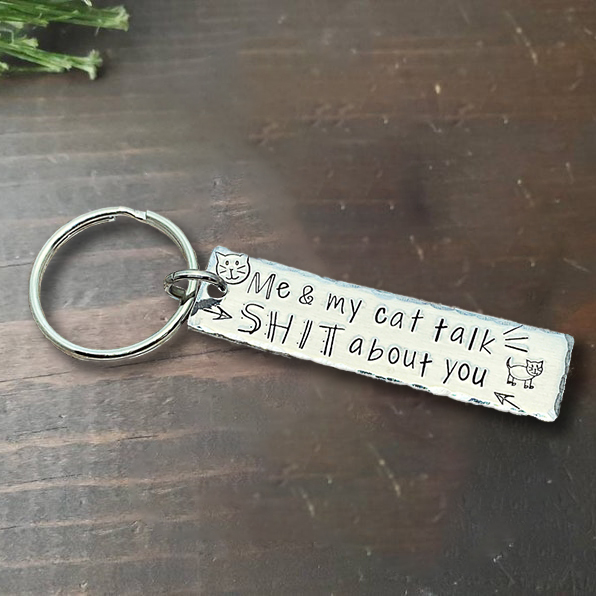 🔑Interesting Typography Satirizes And Encourages Keychains🎁