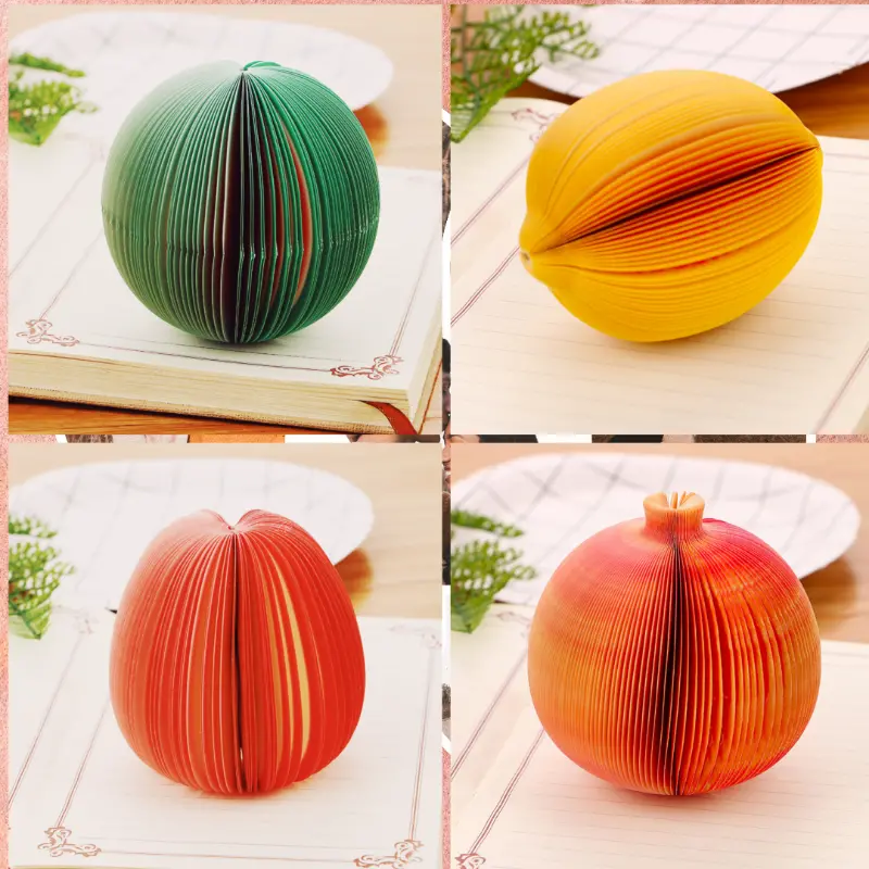 Creative DIY Vegetable And Fruit Sticky Notes