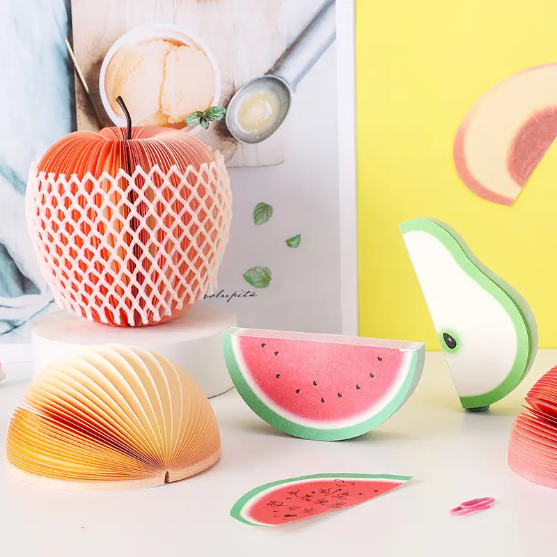 Creative DIY Vegetable And Fruit Sticky Notes