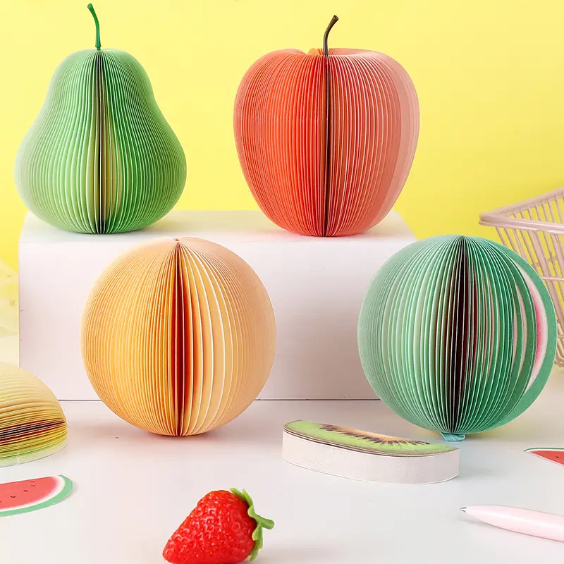 Creative DIY Vegetable And Fruit Sticky Notes