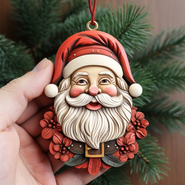✨Vintage Santa Pendant🎅