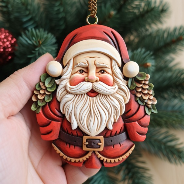 ✨Vintage Santa Pendant🎅