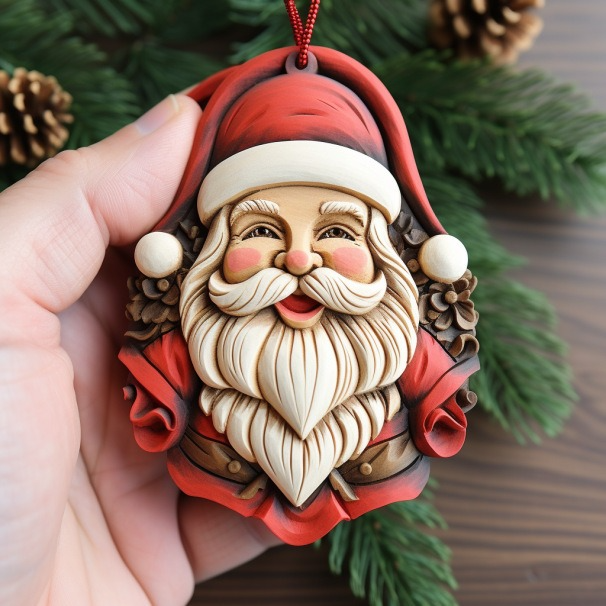 ✨Vintage Santa Pendant🎅