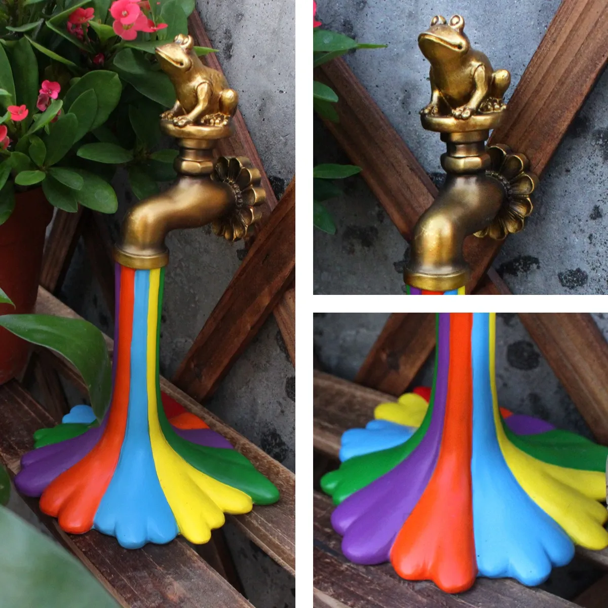 🌈Garden Faucet Statue