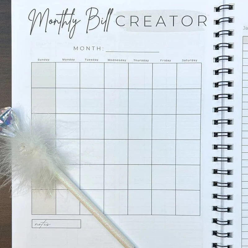 📒Undated 12 Month Budget Planner | Budget Notebook