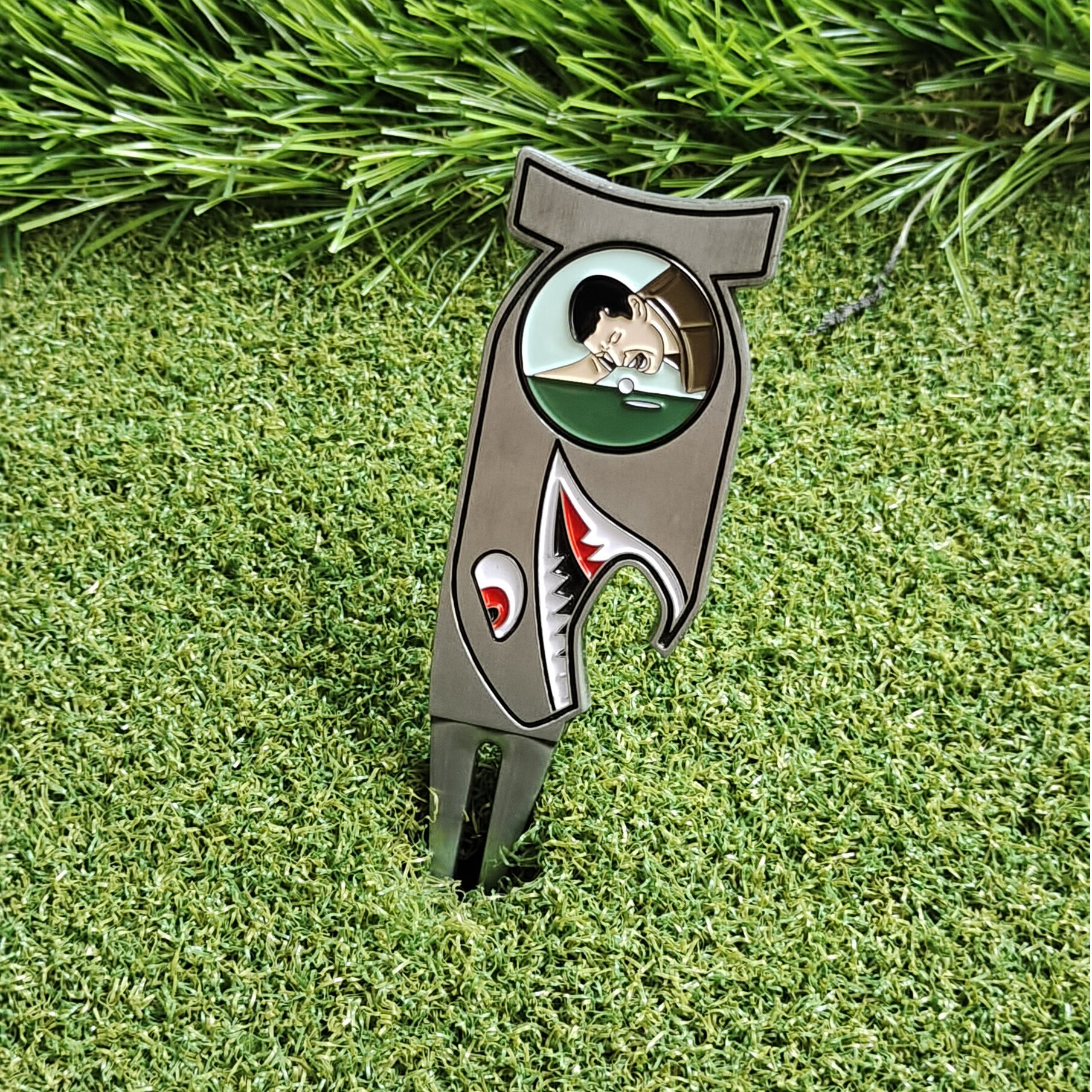 Funny Ball Marker and Divot Tool Gift Set