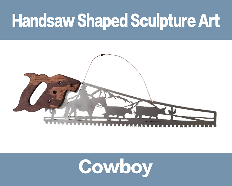 Father‘s Day Hot Sale Handsaw Shaped Sculpture Art