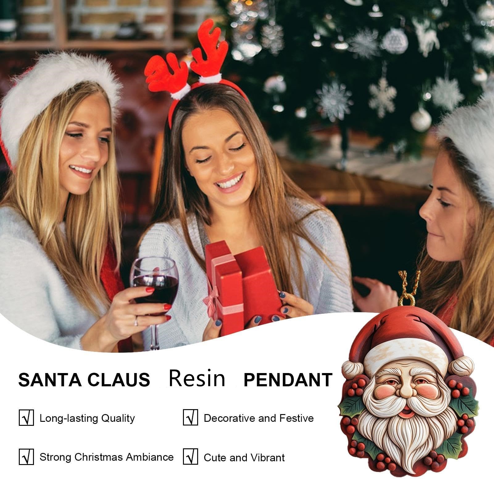 ✨Vintage Santa Pendant🎅