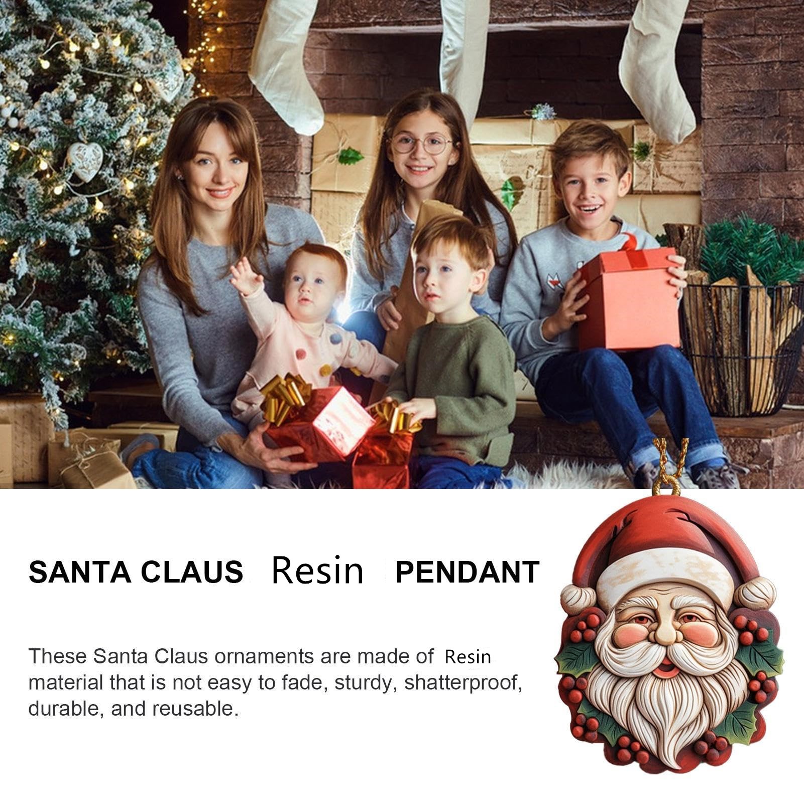 ✨Vintage Santa Pendant🎅