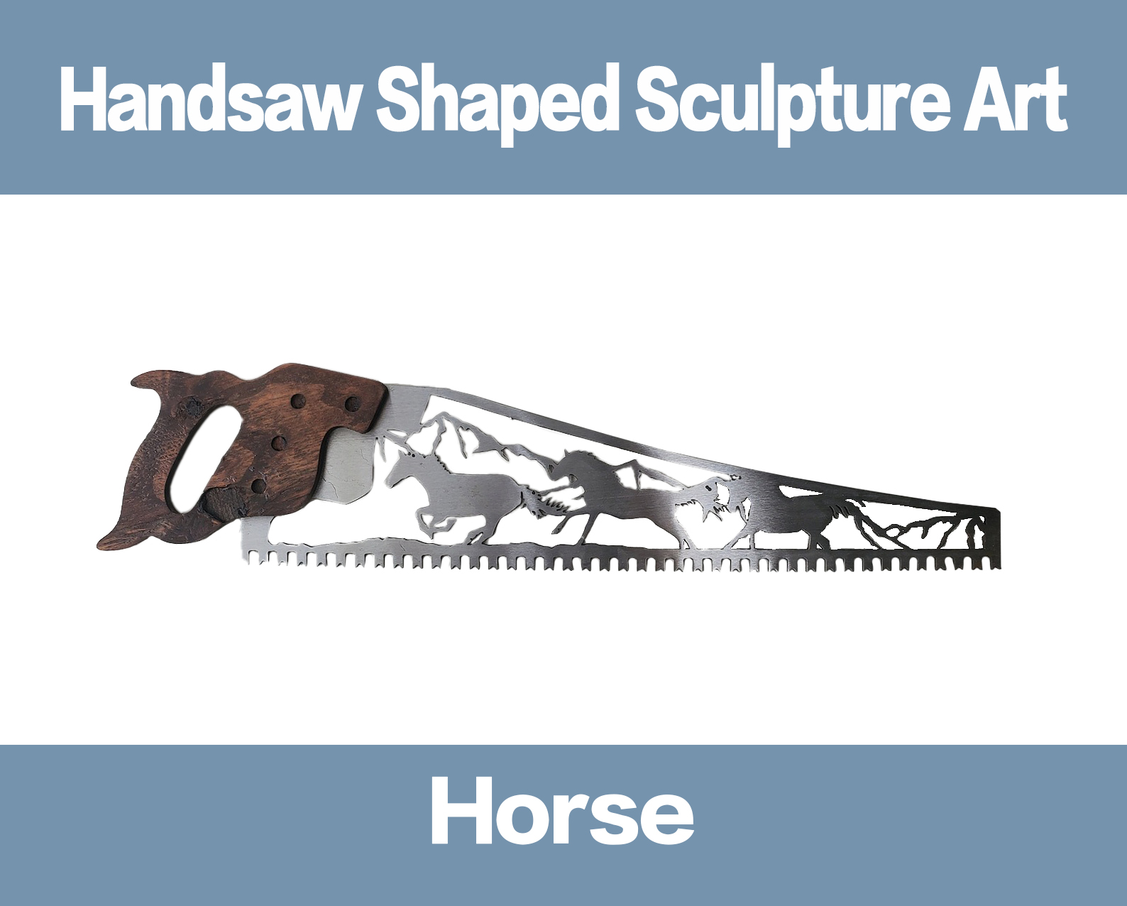 Handsaw Shaped Sculpture Art