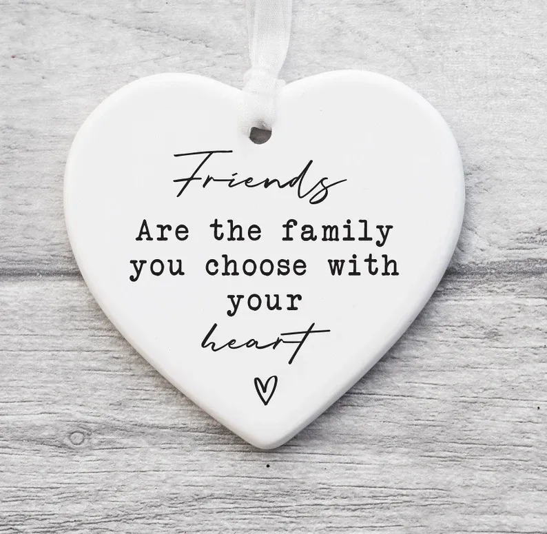 💕True Friends Are Nerver Apart, Christmas Hanging Ornament🎅