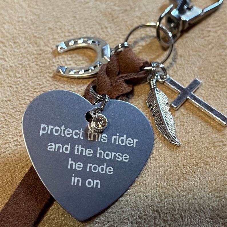 Saddle Heart Charm