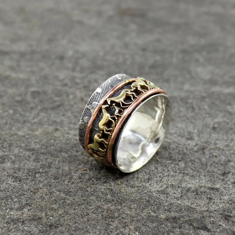 Horse Spinner Ring