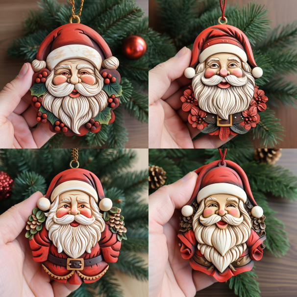 ✨Vintage Santa Pendant🎅