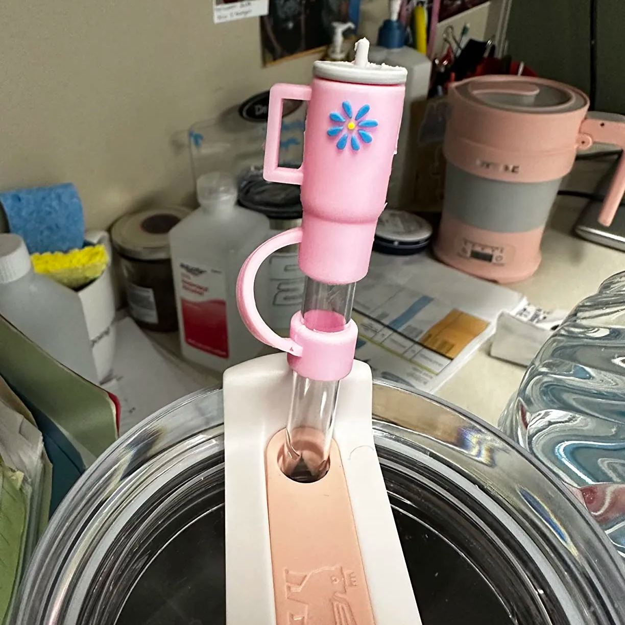 🥤Silicone Mini Cup Straw Covers Cap