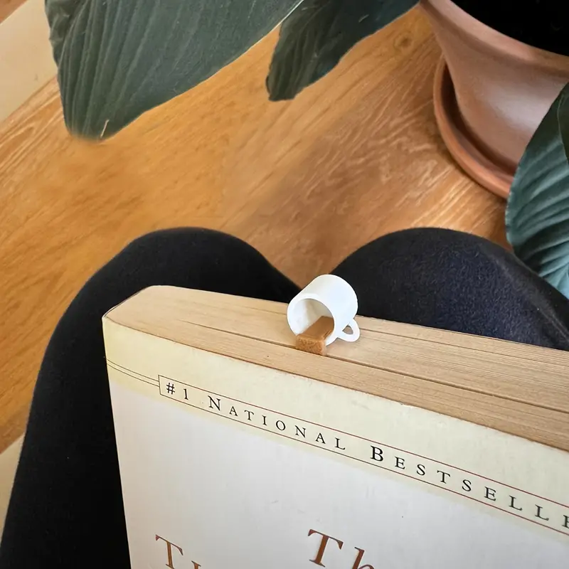 ☕Spilled Coffee Cup Bookmark