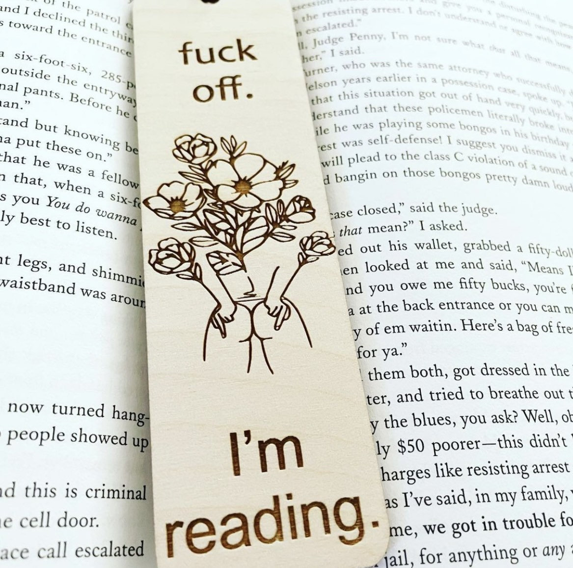 😝FUCK OFF I’M Reading • Bookmark🔖