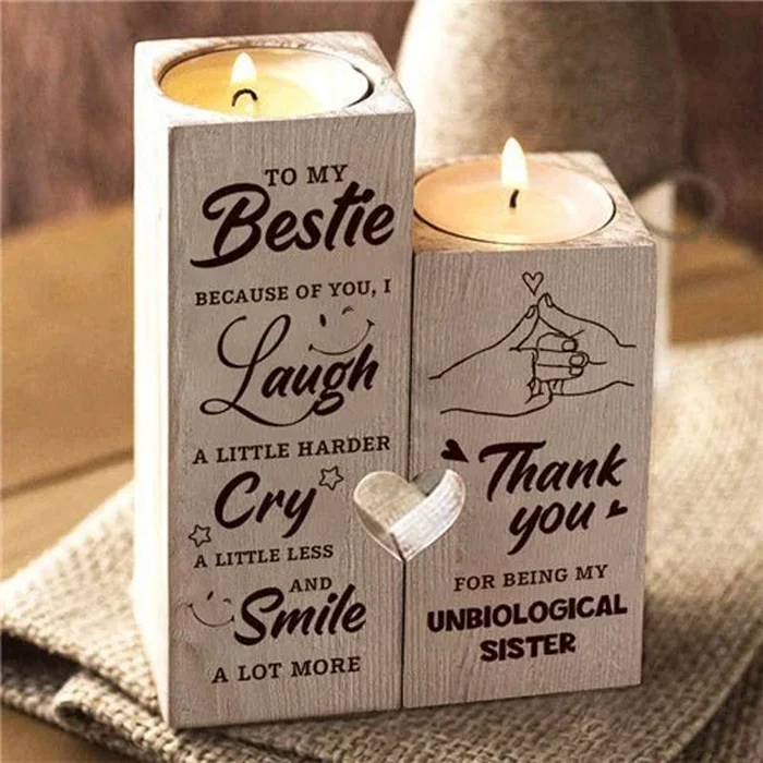 💖Smile A Lot More - Candle Holder