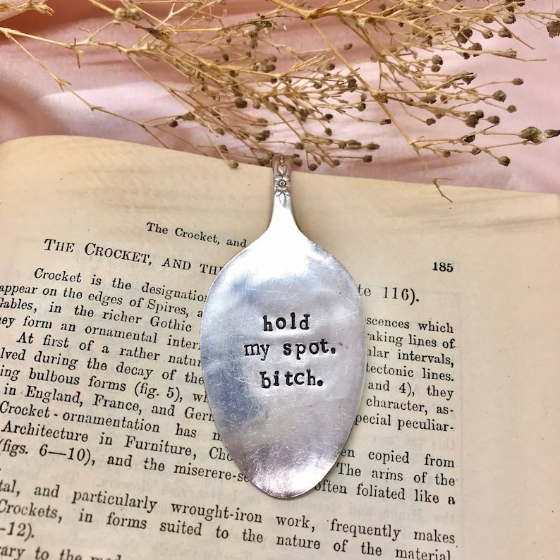 Funny Spoon Bookmark-the perfect gift for a bookworm