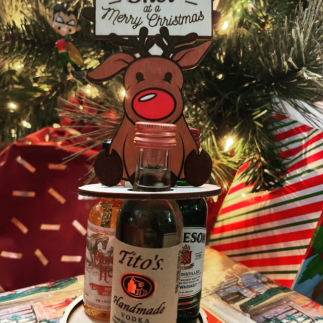 🥂Best Shot At A Merry Christmas Bottle Holder🎅