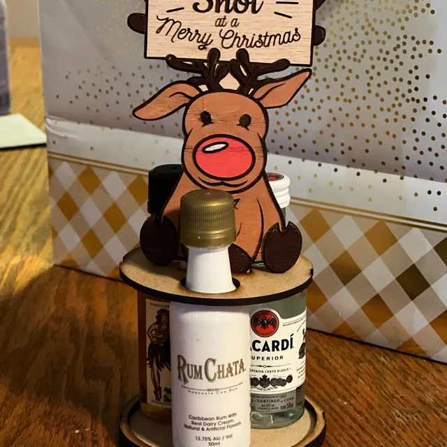 🥂Best Shot At A Merry Christmas Bottle Holder🎅