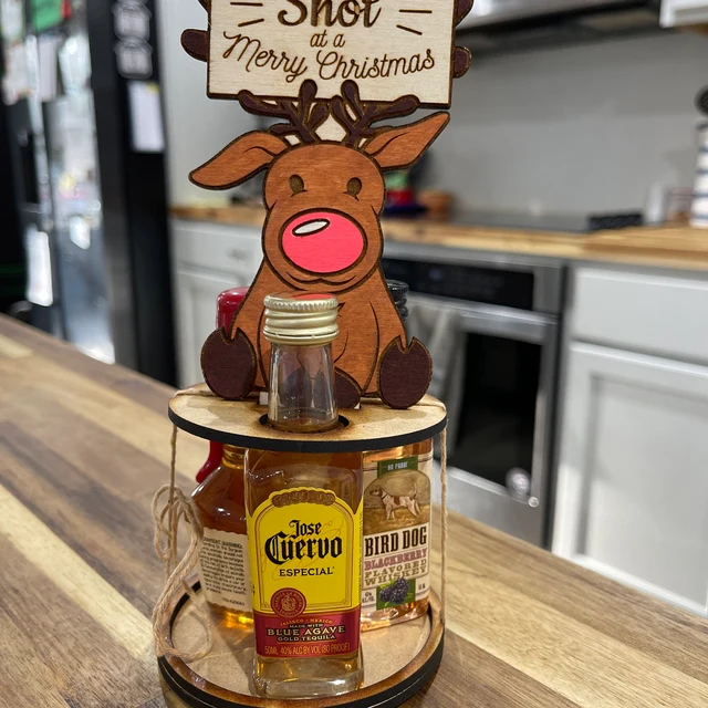 🥂Best Shot At A Merry Christmas Bottle Holder🎅