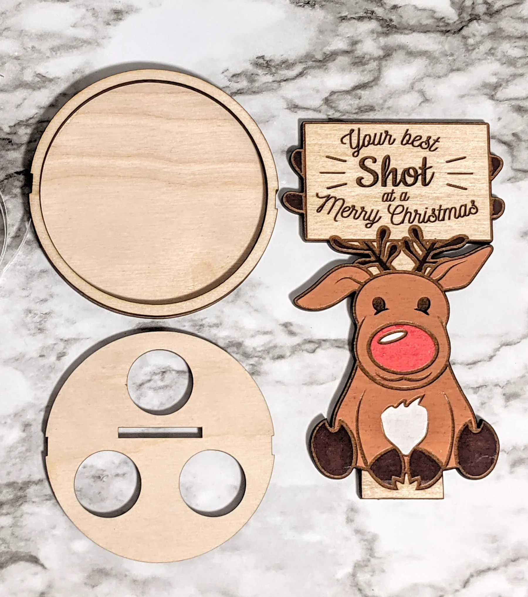 🥂Best Shot At A Merry Christmas Bottle Holder🎅