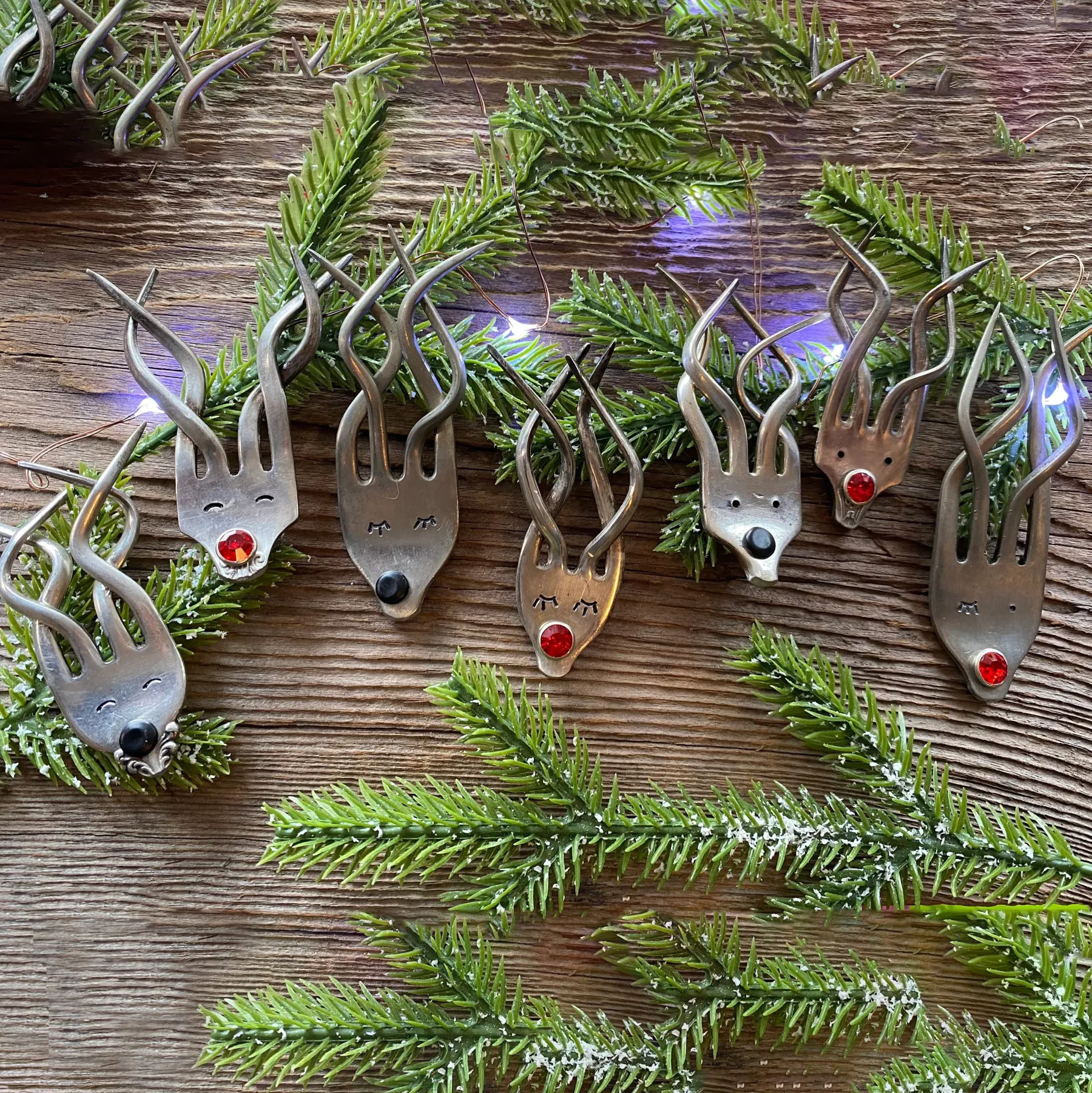 🍴Funny Fork Reindeer Ornament🦌