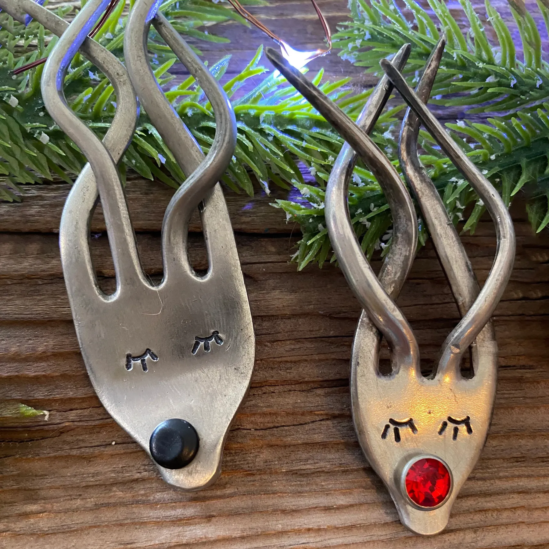 🍴Funny Fork Reindeer Ornament🦌