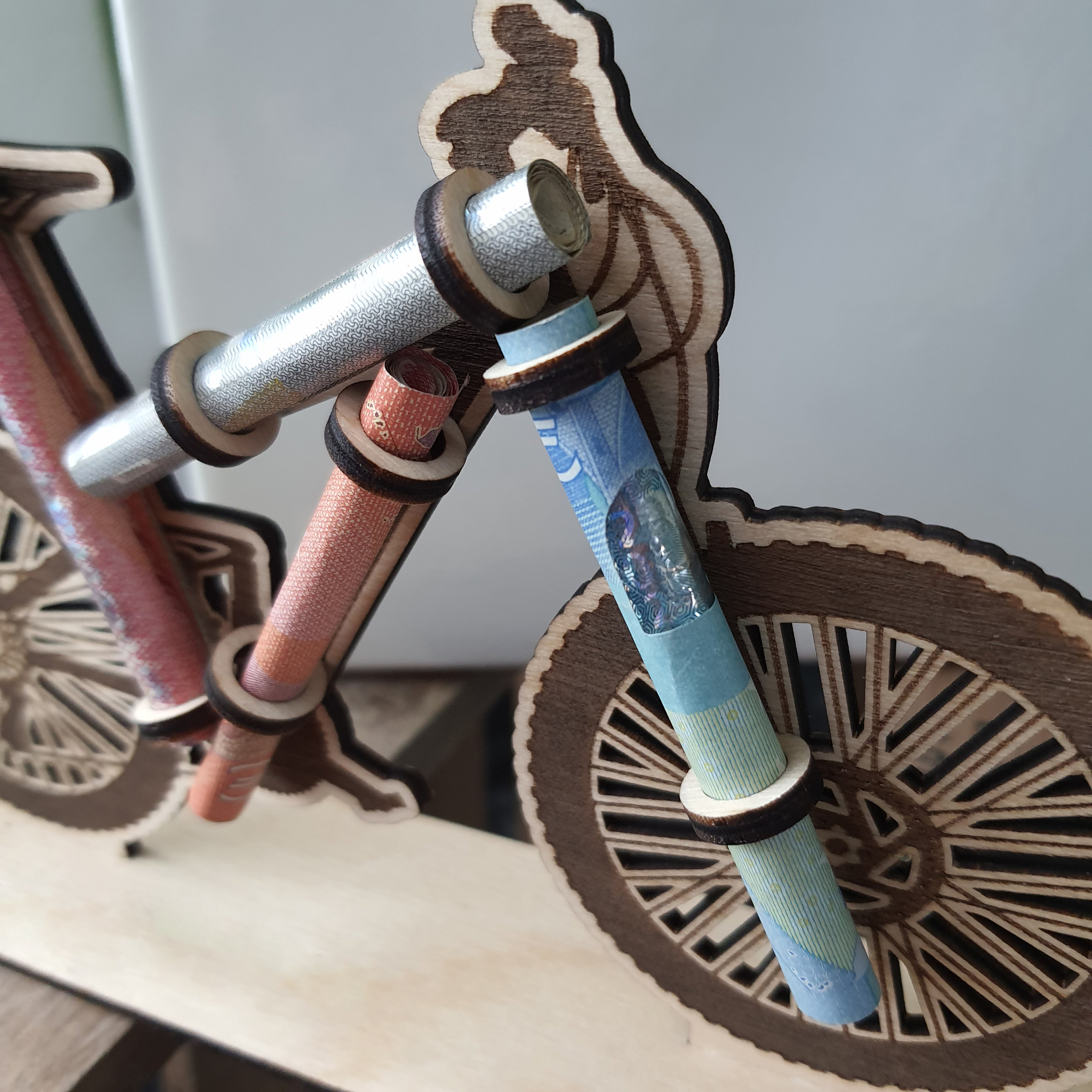 Bicycle Wooden Money Gift