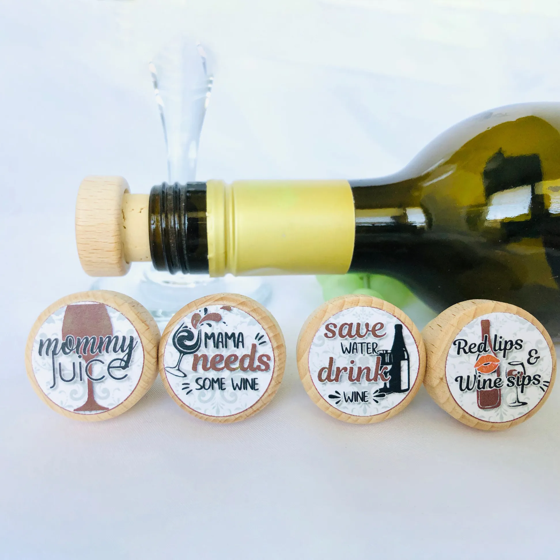 😂Funny Saying Wine Stoppers