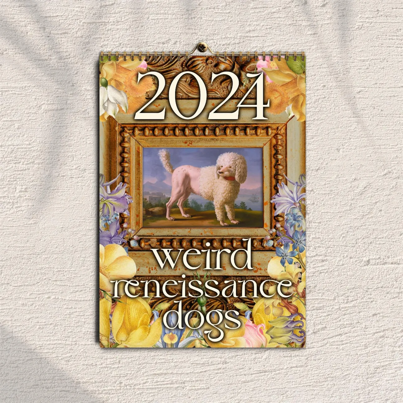 🐶Weird Medieval Dog Calendar 2024📅
