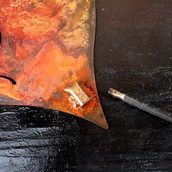 A Rusted Heart in the Garden