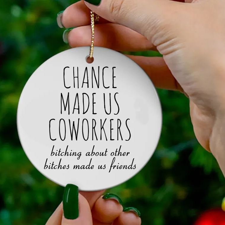 💕True Friends Are Nerver Apart, Christmas Hanging Ornament🎅