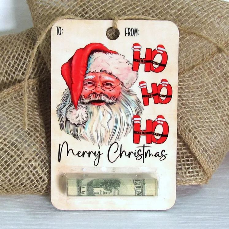 🎁🎅2024 CHRISTMAS GIFT--💸Santa Christmas Money Holders