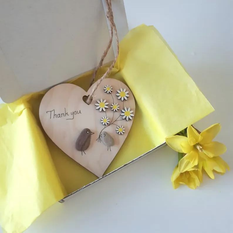 Wooden Heart Decoration