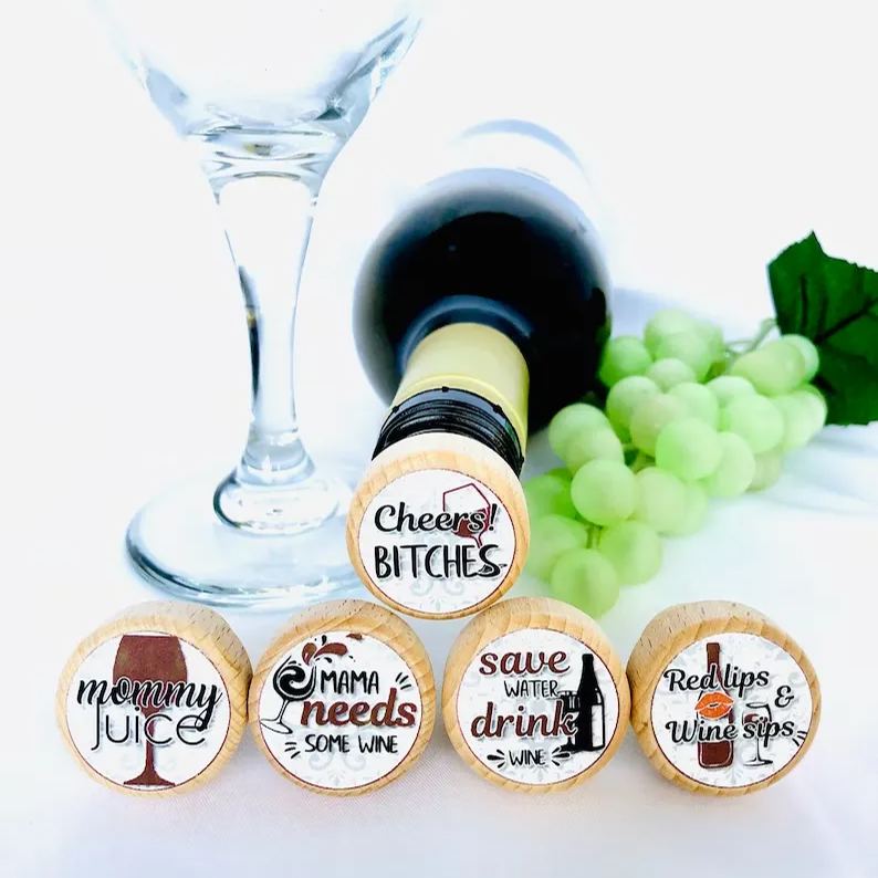 Fun Saying Wine Stoppers