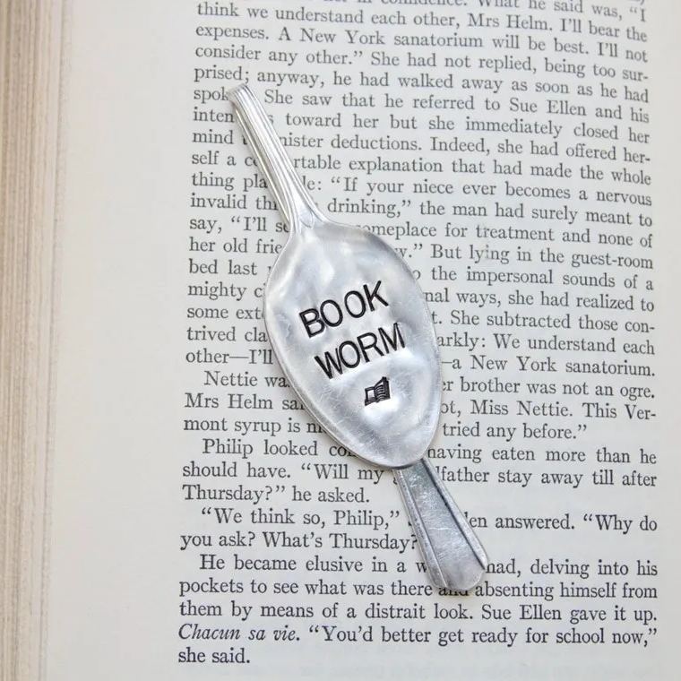 Funny Spoon Bookmark-the perfect gift for a bookworm