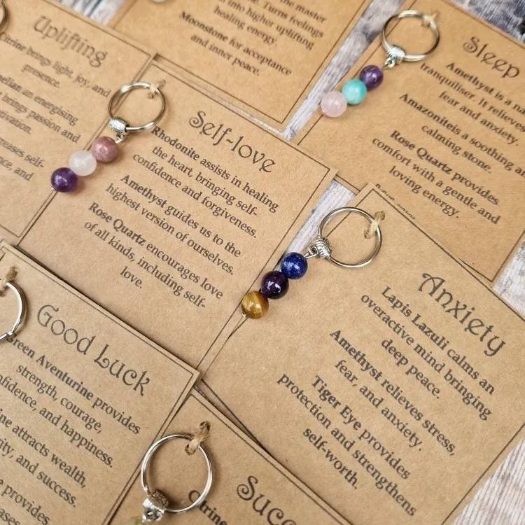 💖Healing Gemstone Keychain