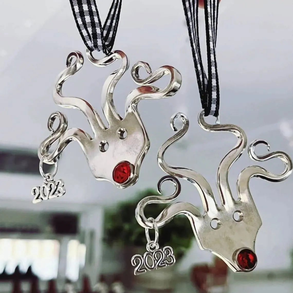 🍴Funny Fork Reindeer Ornament🦌