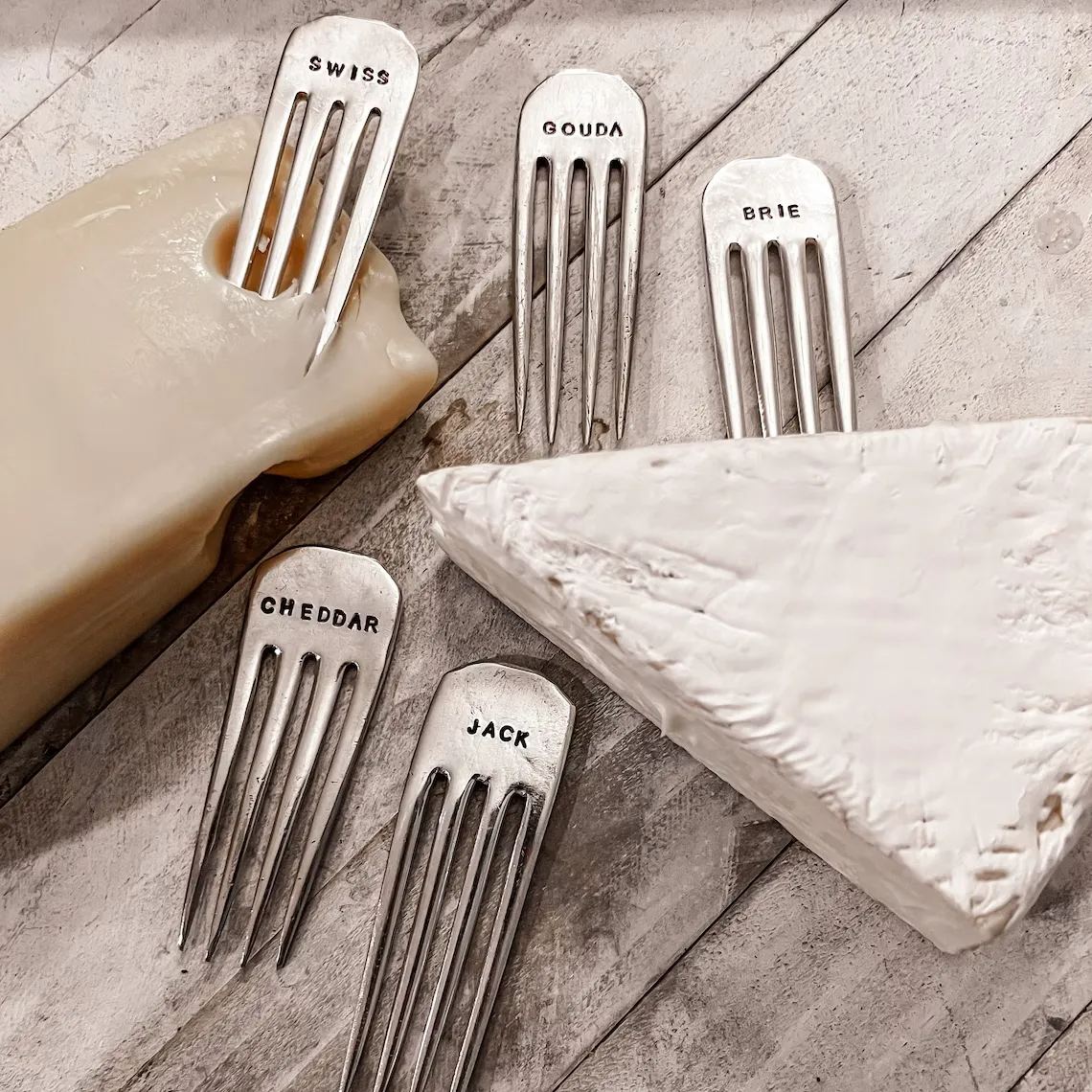 🧀Vintage Cheese Markers