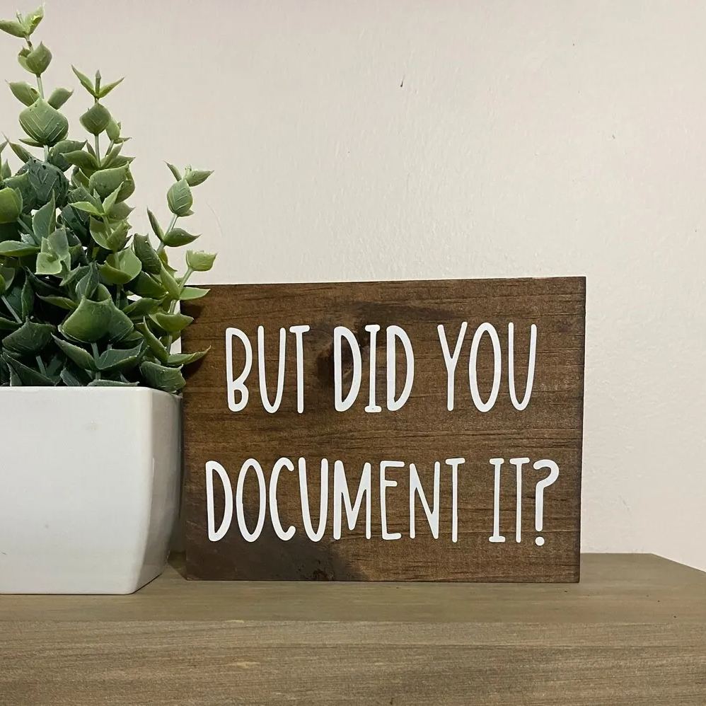 🤣Funny Wooden Office Desk Sign