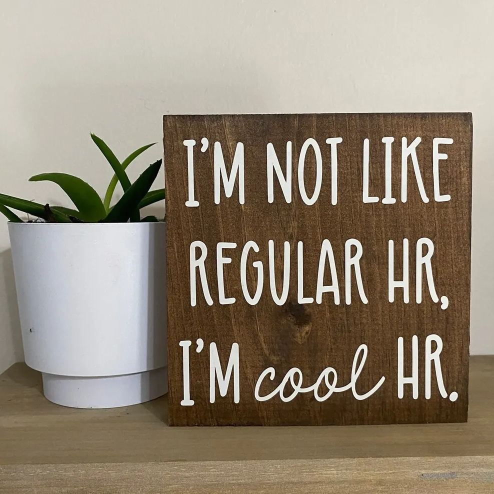 🤣Funny Wooden Office Desk Sign