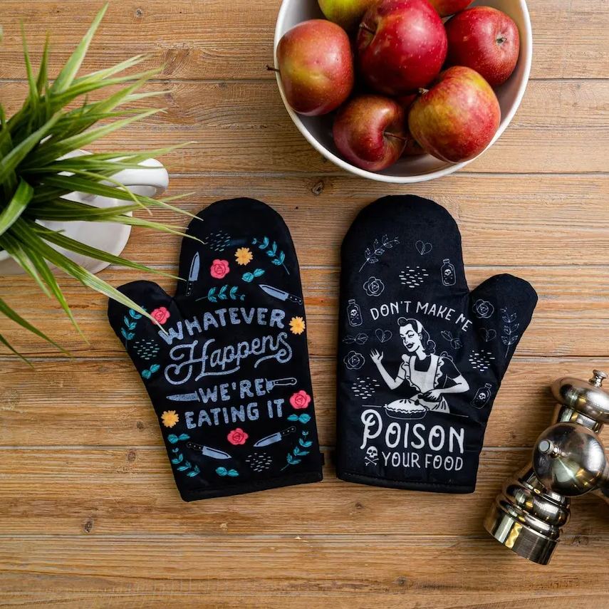 🥧Oven Mitt Funny Cooking Baking